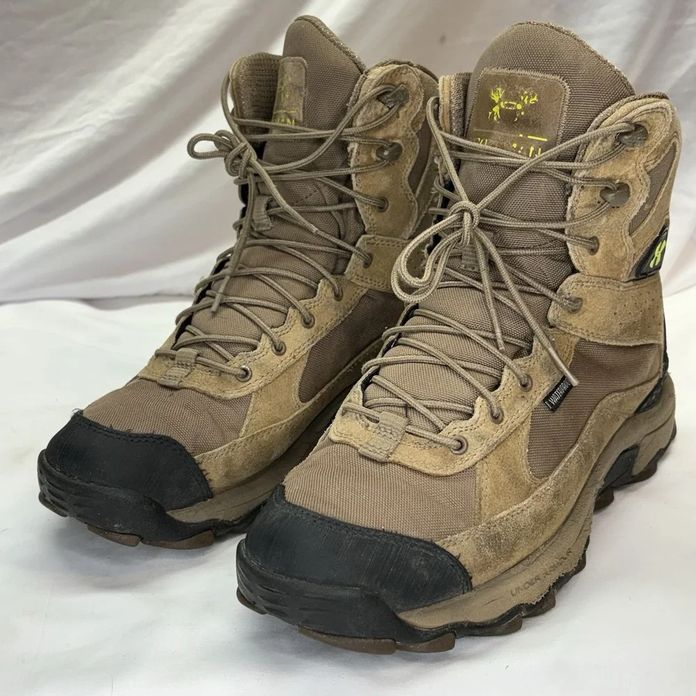 Under Armour Speed Freek Bozeman Hunting Boots Mens US 9.5 Waterproof Camo Shoes